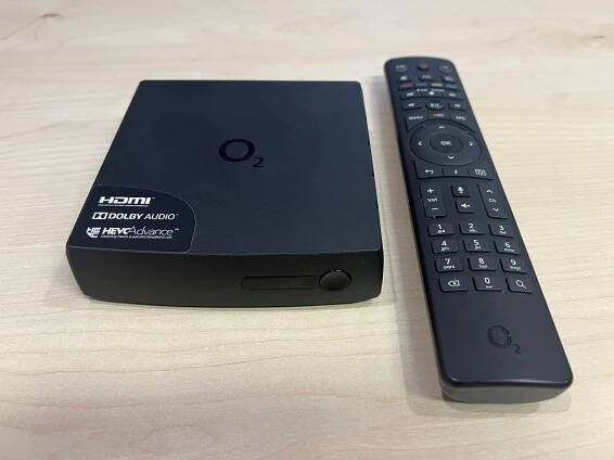 O2 TV SET TOP BOX 4K, kompletní balení, téměř nepoužívaný, v záruce - TV, audio, video