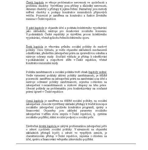 Sociální politika a sociální zabezpečení - Seminarky.cz