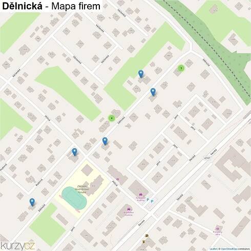 Dělnická - mapy | Kurzy.cz