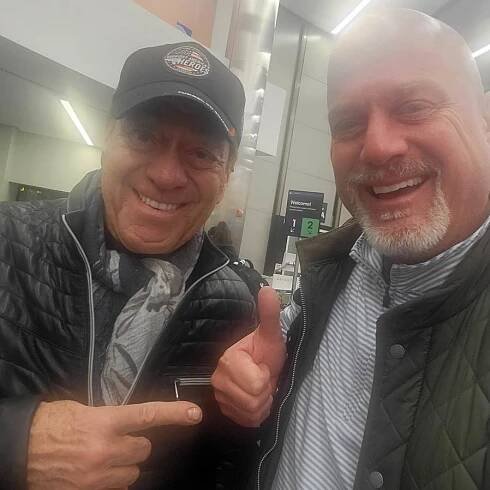 5 hours spent with Joe Piscopo from EWR to LAX 2024...Enlightening, Spiritual & of course, Hilarious