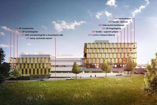 IKEM postaví pavilony za miliardu, hotovo má být v roce 2023. Transplantací díky novým lůžkům přibude