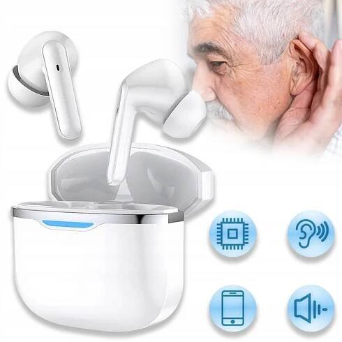 SLUCHADLO BLUETOOTH S NABÍJEČKOU POUZDRO ZESILOVAČ ZVUKU PRO SENIORY