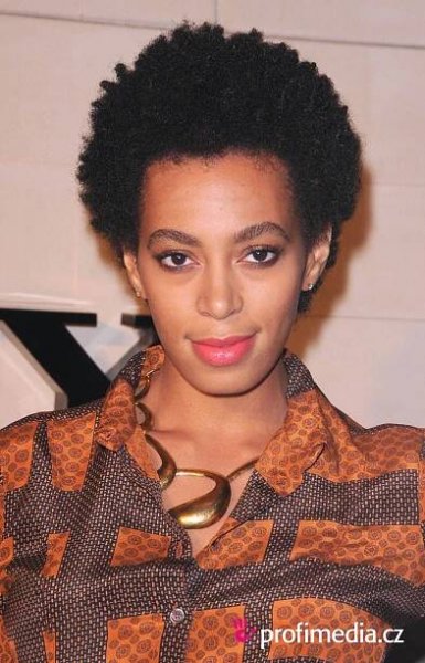 Solange Knowles - celebrity účes - HappyHair