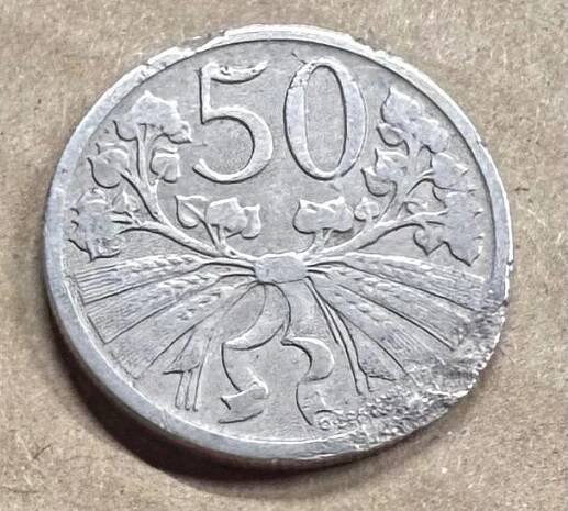 Československo, 50 haléřů, 1922