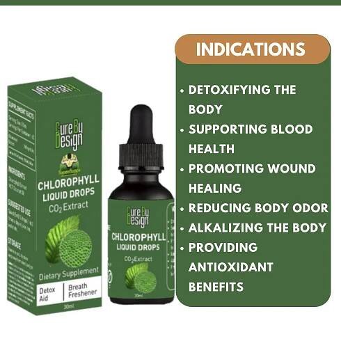 Cure By design Chlorophyll Liquid Drops 2