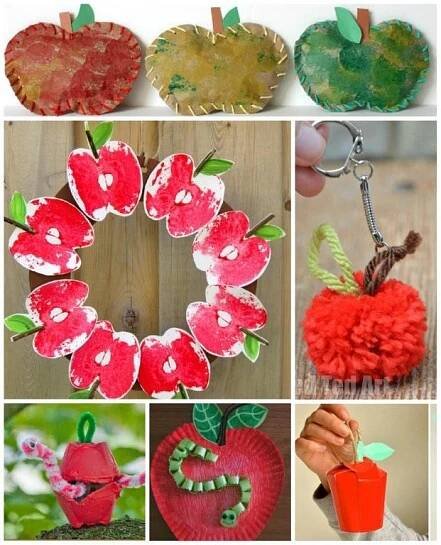 27 Easy Apple Craft Ideas for Harvest Festivals & Fall - Red Ted Art | Apple craft, Preschool crafts, Crafts for kids