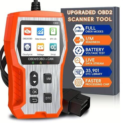 * Scanner Diagnostic Tool, Check Engine Code Reader * Scanner with Reset, Mode 6, Mode 8 & I/M Readiness, * Engine Light Car Diagnostic