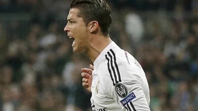 Real Madrid - Schalke: Cristiano Ronaldo a jeho radost z gólu
