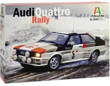 Italeri 3642 Audi Quattro Rally model auta, stavebnice 1:24