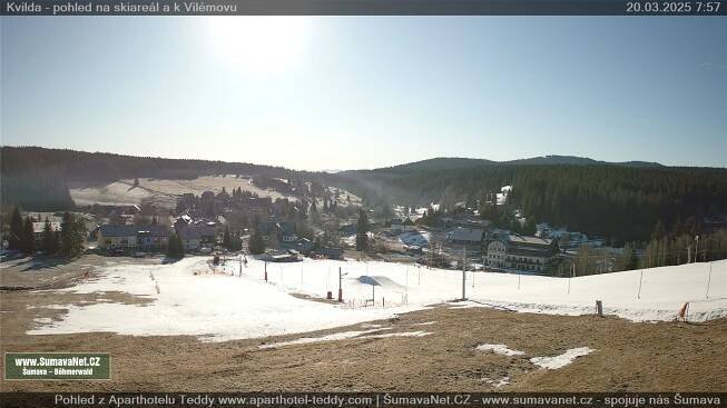 WebCam Archiv: Kvilda - pohled od sjezdovky