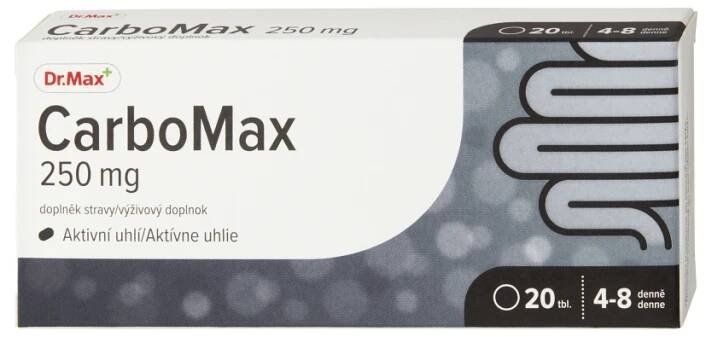 Dr. Max CarboMax 250 mg 1×20 tbl, výživový doplnok