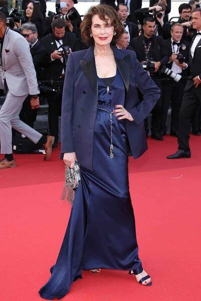 CANNES, FRANCE - MAY 24: Dayle Haddon attends the "La Plus Precieuse Des Marchandises" (The Most Precious Of Cargoes) Red Carpet at the 77th annual Cannes Film Festival at Palais des Festivals on May 24, 2024 in Cannes, France. 