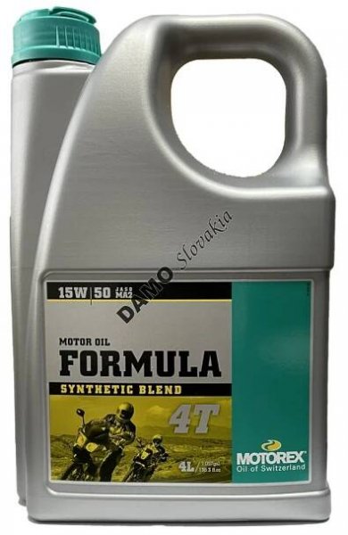MOTOREX FORMULA 4T 15W-50 - 4l | Motorové oleje.sk