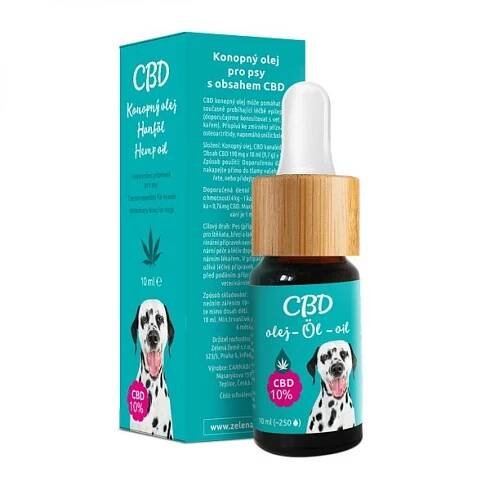 CBD olej a CBD kapky pro psy