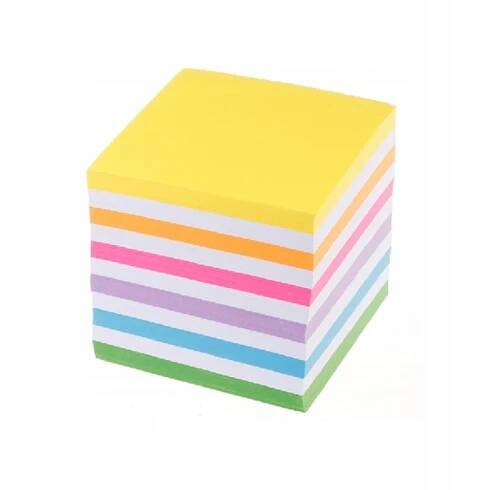 Kartičky 90x90 mm barevné 850 Ks