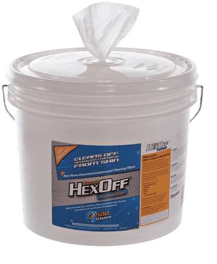 Hygenall HexOff Wipe Bucket Cutout