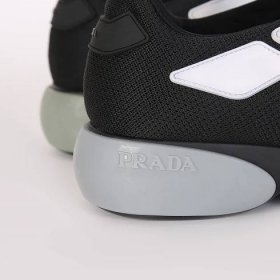 Prada - Cloudbust Knit Fabric Sneakers Black 38 | www.luxurybags.cz