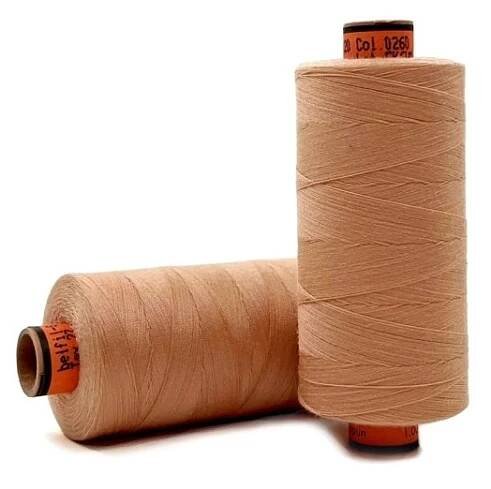 Nitě Amann BELFIL-S 120 1000 m, barva světle hnědá - Kreativni.PROSTOR
