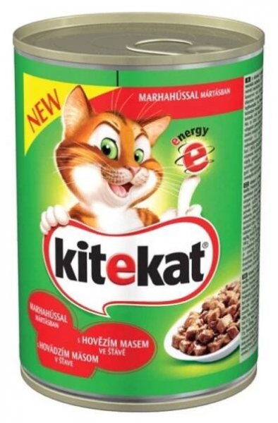 Kitekat Konzerva hovädzie mäso v šťave 400g cena od 245 Kč | Pricemania