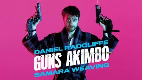 Guns Akimbo: Daniel Radcliffe střílí obouruč v našlapaném traileru na film, který připomíná videohru