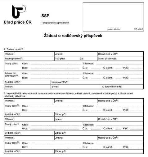 Rodičovský příspěvek 2024 výše, jak podat žádost