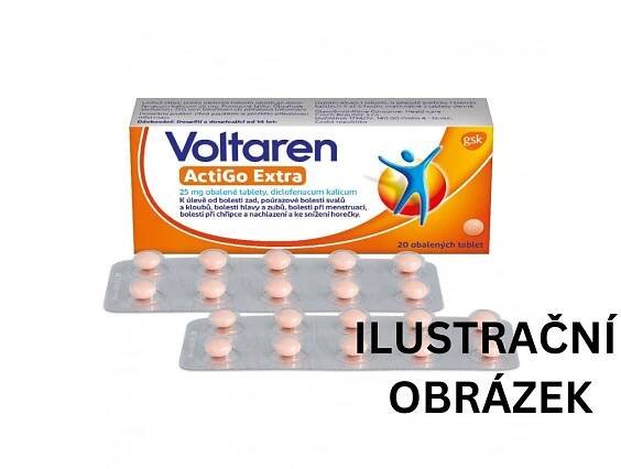 Voltaren Actigo Extra por.tbl.obd. 20 x 25 mg - Biotika.net