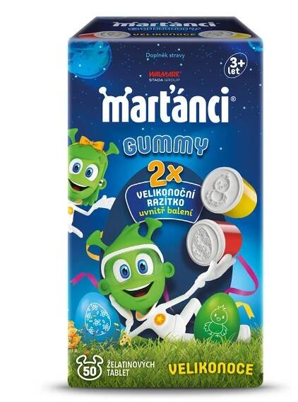 Marťánci Gummy 50 ks + razítka