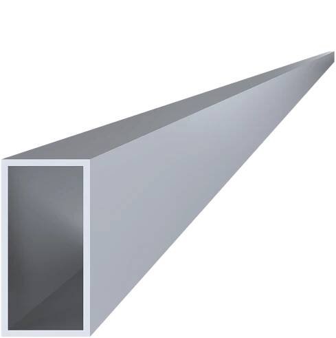 Hliníkový jekl 80x40x3mm, délka 6000 mm, materiál EN AW-6060 T66, přírodní hliník bez povrchové úpravy, cena za kus » polsvat.cz