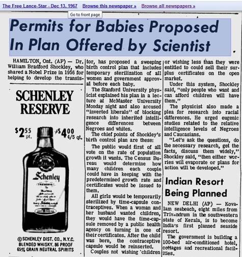 hamilton ontario 1967 article