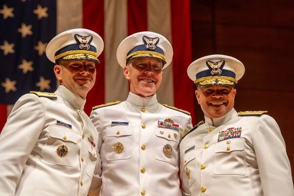 US Coast Guard Academy Ceremony Lauds Outgoing Leader and Welcomes New Superintendent