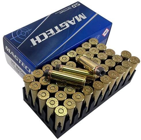 Revolverové náboje 357 Magnum SJHP, 158 gr, 50 ks, Magtech
