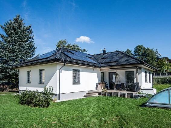 Přízemní rodinný dům, dřevostavba, nízkoenergetický, 4+kk