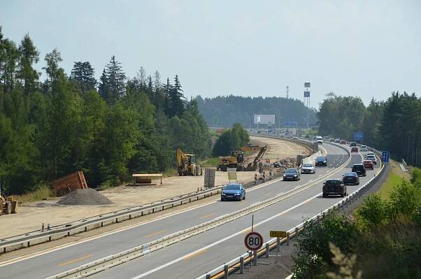 D1 modernizace - úsek 12, exit 90 MÚK Humpolec- exit 104 MÚK Větrný Jeníkov