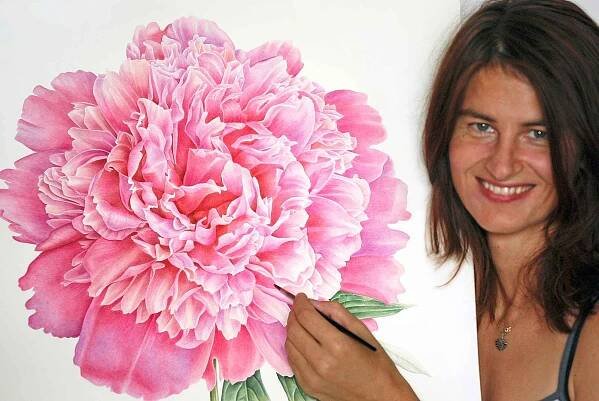 Botanická umělkyně Pavlína Kourková žije a tvoří už několik let v Plzni.