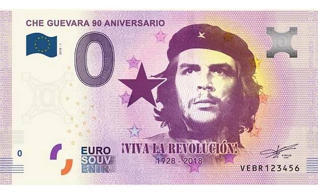 0 Euro Suvenýr Španělsko 2018 - Che Guevara