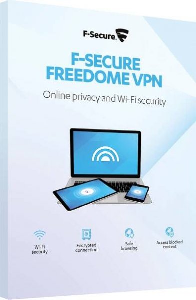 F-Secure VPN, 3 zařízení / 1 rok (elektronická licence)