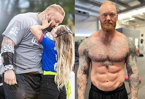 Islandský herec Thor Björnsson známý jako Hora ze seriálu Hra o trůny, zhubl...