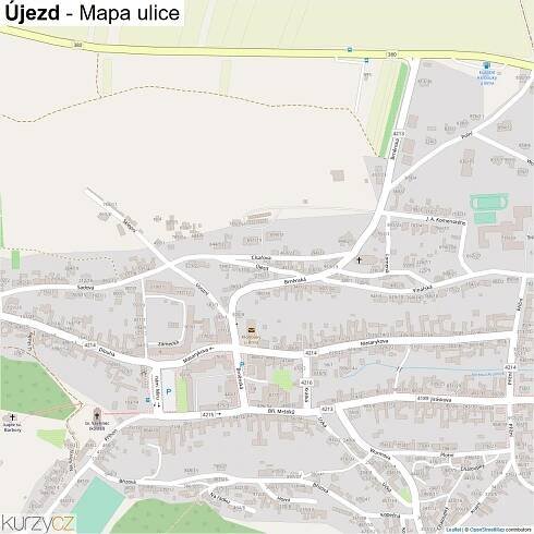 Újezd - mapy | Kurzy.cz