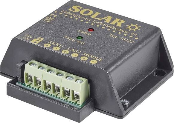 IVT PWM Seriell 12/24 solární regulátor nabíjení série 12 V, 24 V 4 A