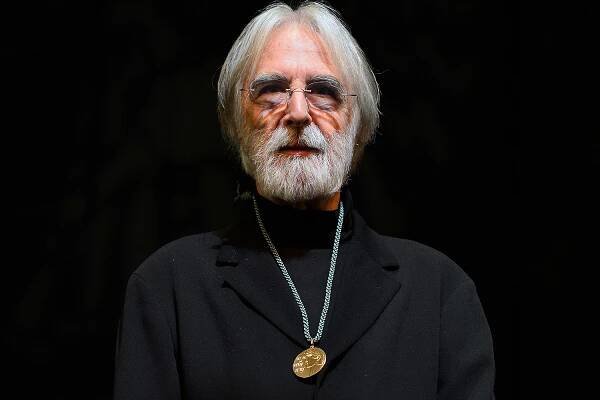 MADRID, SPAIN - FEBRUARY 20: Director Michael Haneke recives "Circulo de Bellas Artes" Golden Medal at Circulo de Bellas Artes cultural center on February 20, 2013 in Madrid, Spain. (Photo by Carlos Alvarez/Getty Images)