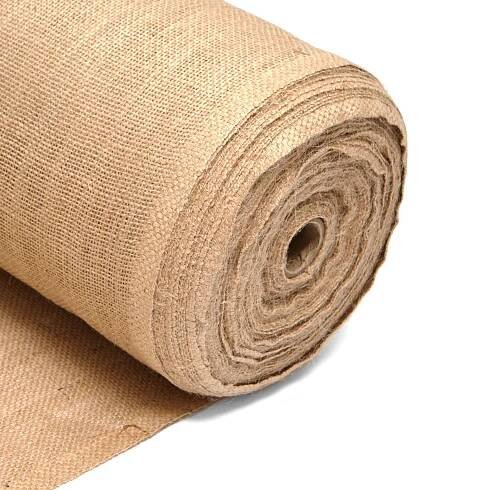 Jutová tkanina přírodní JUTA agrotextilie zahradnická ozdobná 160 cm 320 g/m2