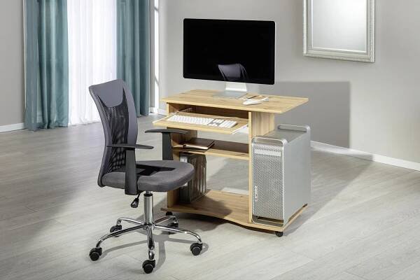 PC STŮL, barvy dubu, 80/50/75 cm - barvy dubu, Konvenční, kompozitní dřevo/plast (80/50/75cm) - MID.YOU