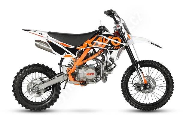 Dětská čtyřtaktní motorka pitbike KAYO TT140, 8.2 kW, 4-taktní, sedlo 85,5cm 17/14 | Čtyřkolky-brandýs.cz