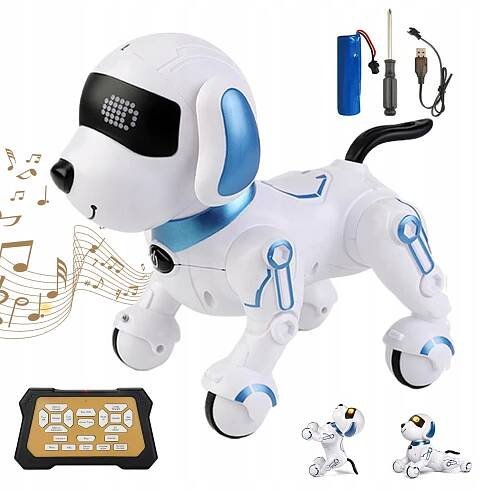PROGRAMOVÁNÍ INTELIGENTNÍ ROBOT PES NA DÁLKOVÉ OVLÁDÁNÍ ELEKTRICKÁ HRAČKA + DÁLKOVÉ OVLÁDÁNÍ