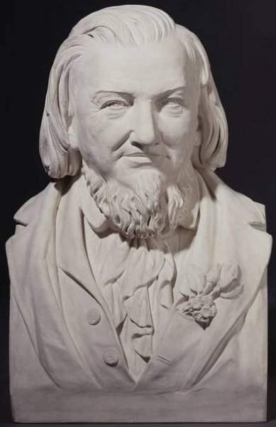 Büste des August Heinrich Hoffmann von Fallersleben, 1871