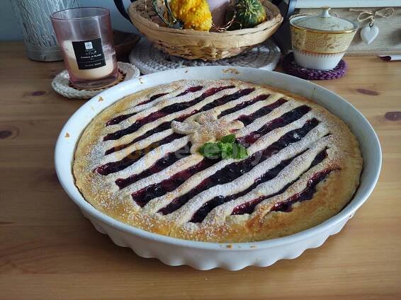 Linecký koláč s marmeládou - fotografie receptu - TopRecepty.cz