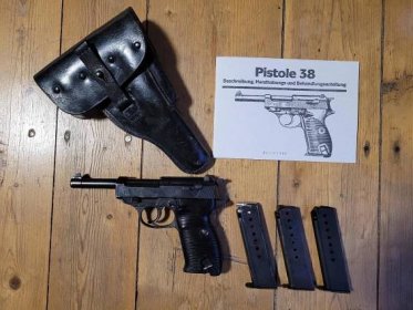 Pistole Walther P38 na Flobert 4 mm volně prodejné Originál
