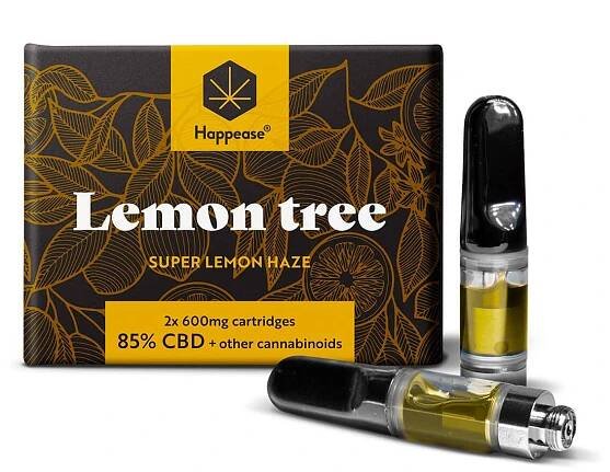 Happease Lemon Tree 85% CBD cartridge (2 ks/balení)