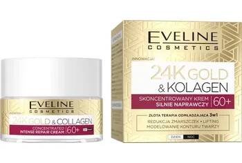 Pleťový krém Eveline Cosmetics 24K Gold&Collagen Concentrated High Repair Cream 60+ 50ml