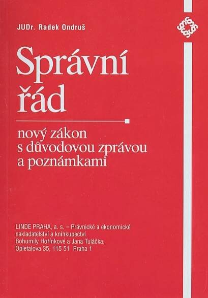 Správní řád | KNIHCENTRUM.cz